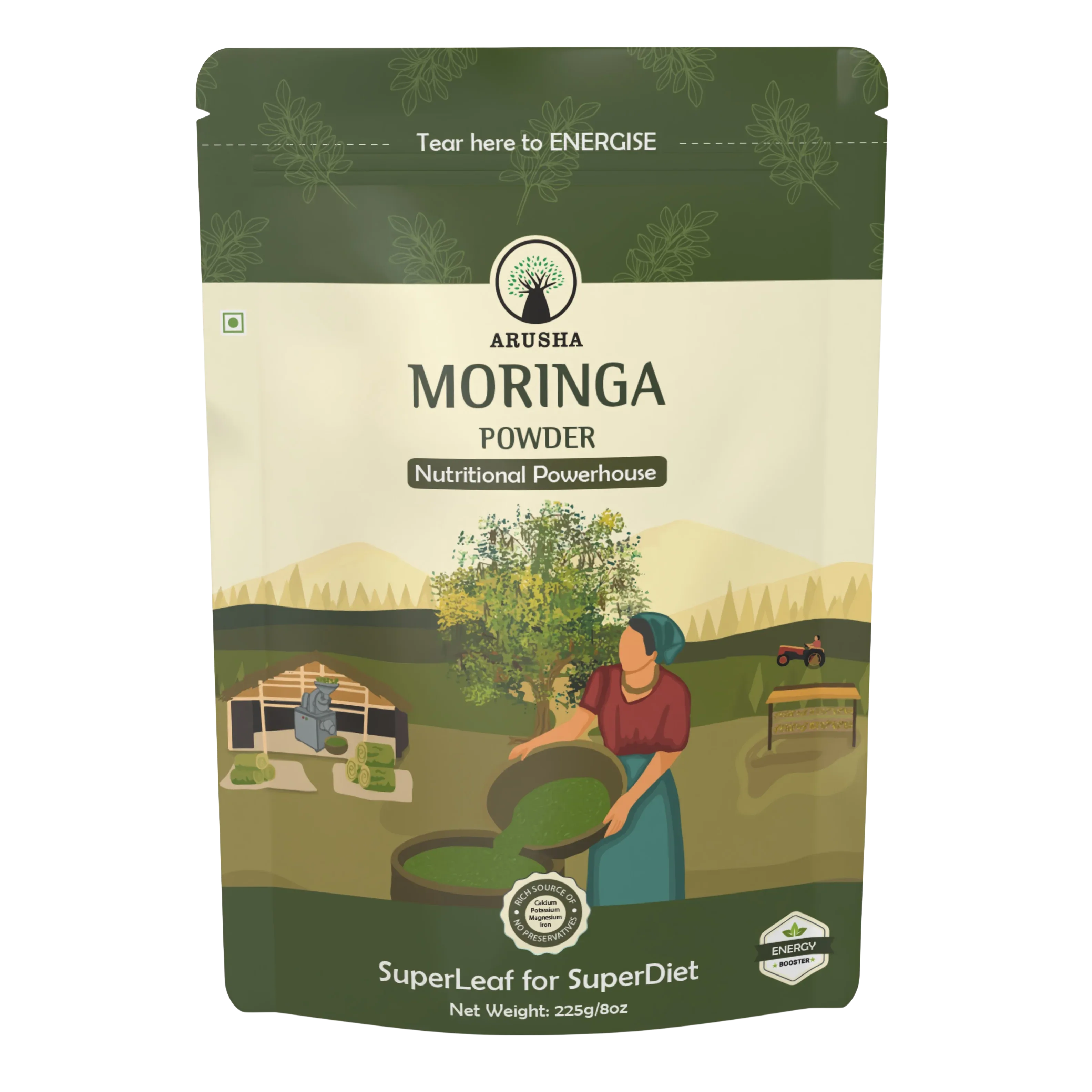 Moringa Powder - Arusha Foods