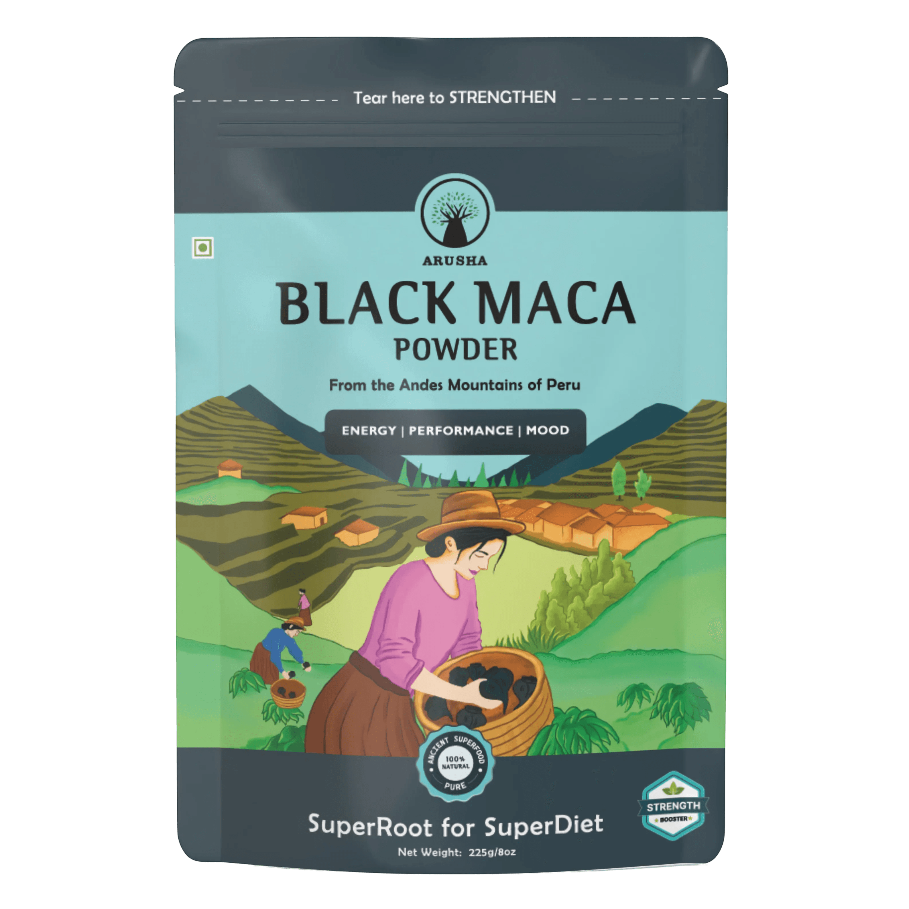 Black Maca Powder - Arusha Foods