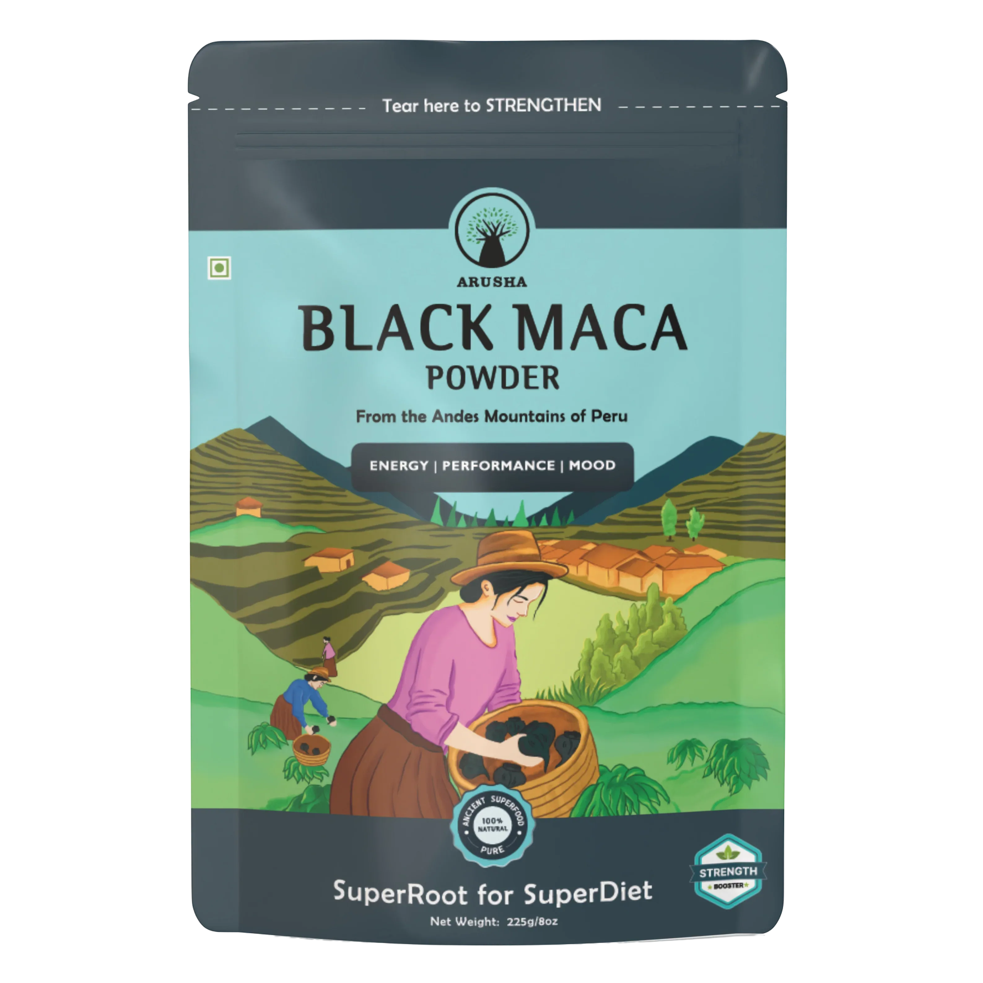 Black Maca Powder - Arusha Foods
