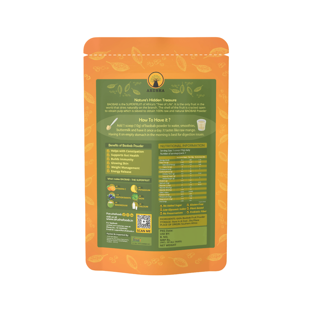 Baobab Powder Mini