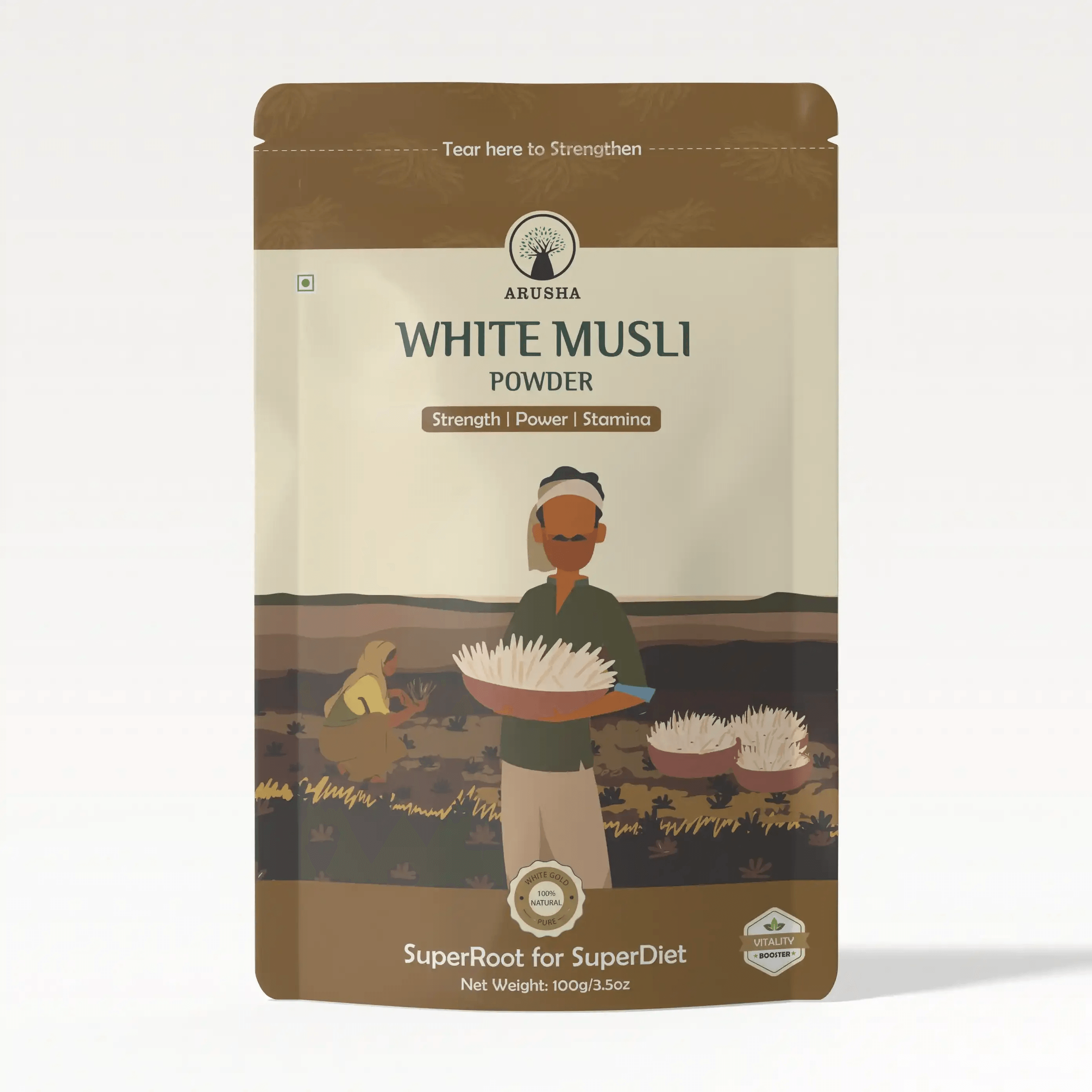 White Musli Powder - Arusha Foods