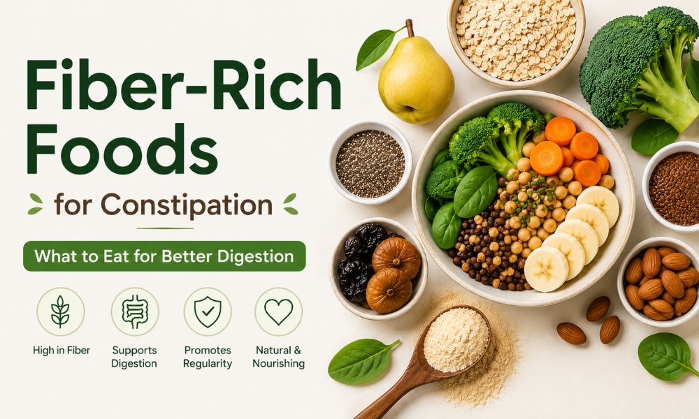 Fiber-Rich Foods List for Constipation: What to Eat for Better Digestion