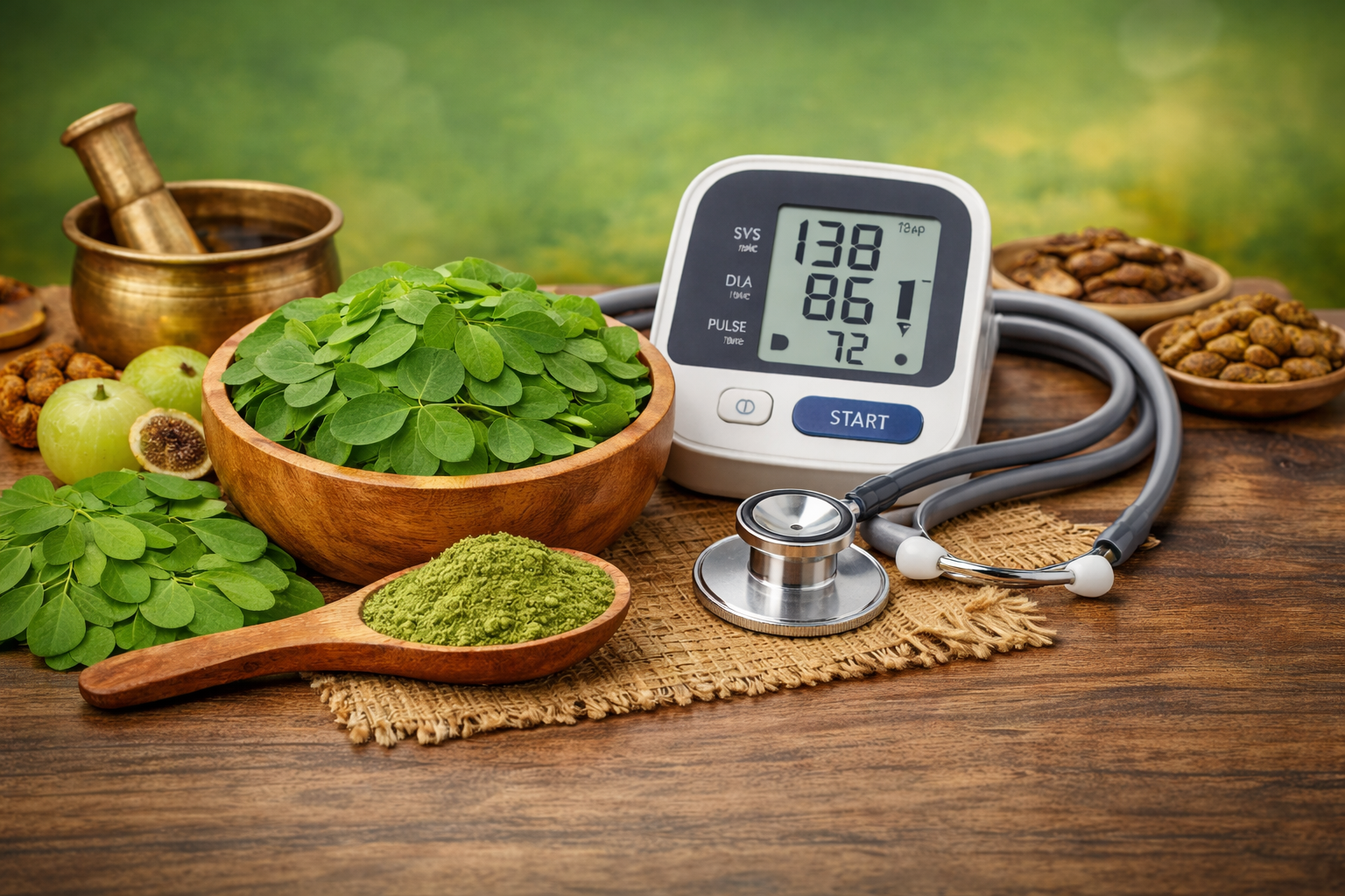 Moringa for blood pressure