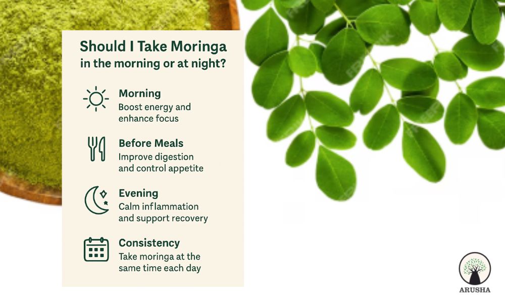 Should I Take Moringa in the Morning or at Night