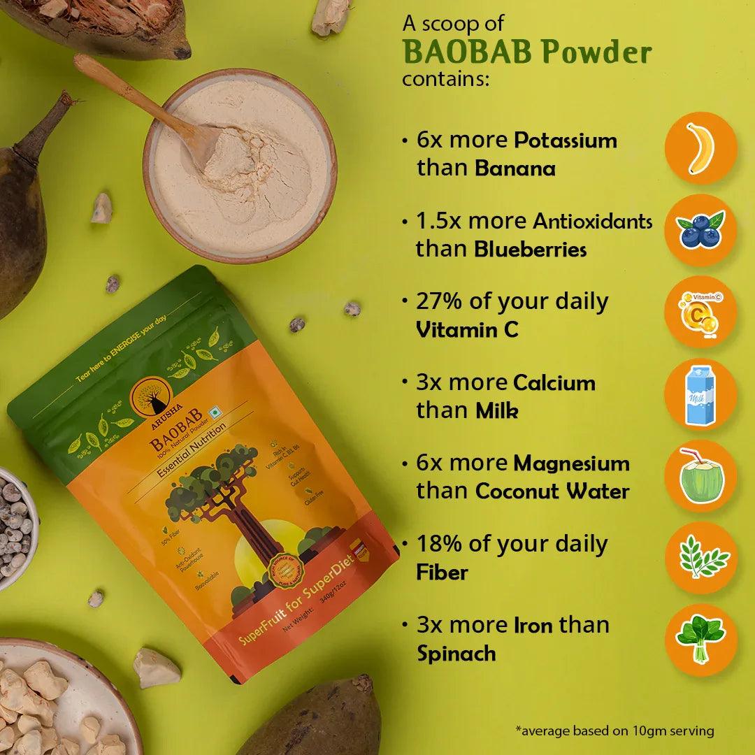Baobab Powder Benefits: Boost Immunity & Gut Health |Natural Superfood ...