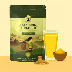 Lakadong Haldi - Turmeric Latte - Image