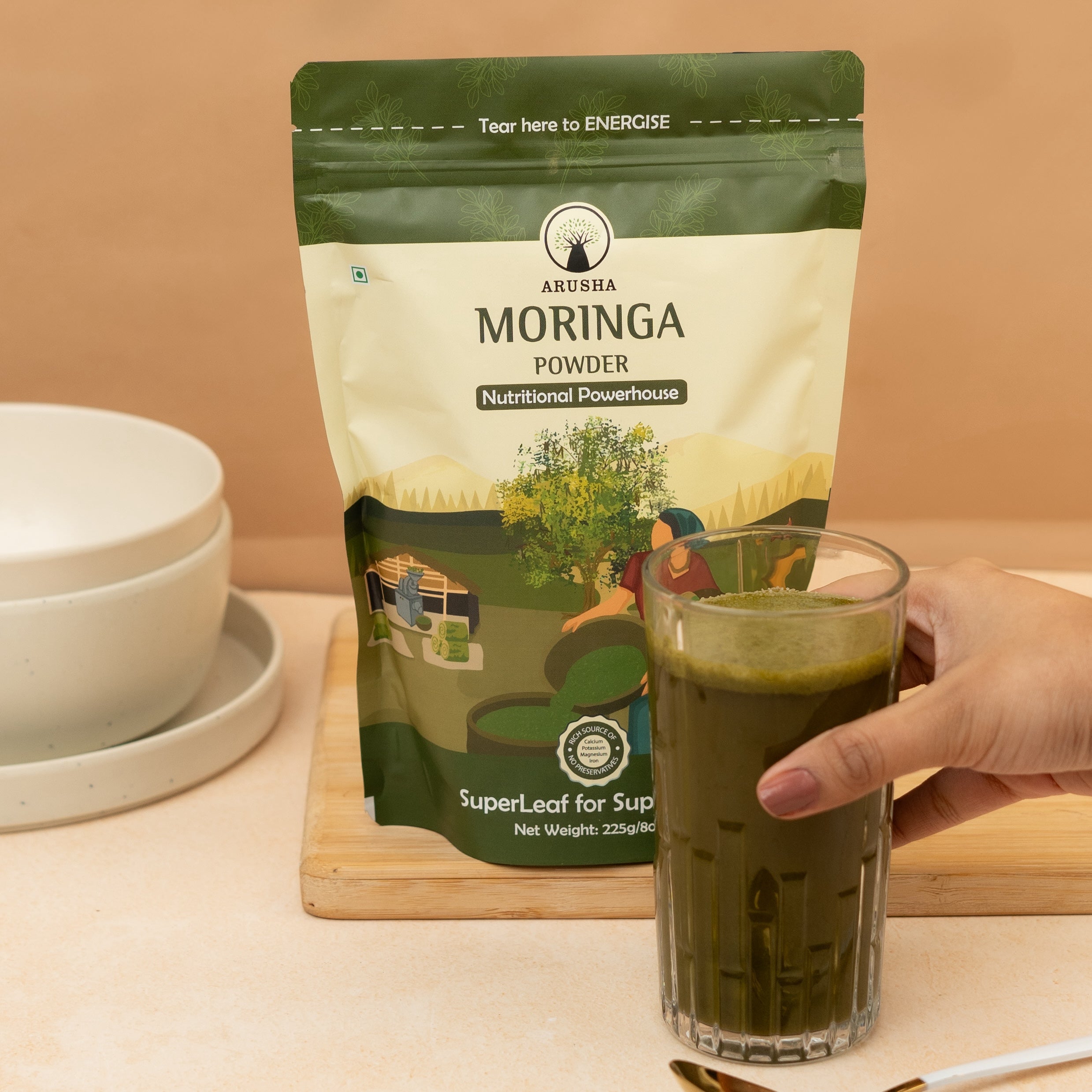 Moringa Leaf Powder | Buy Moringa Powder at Best Price – Arusha Foods