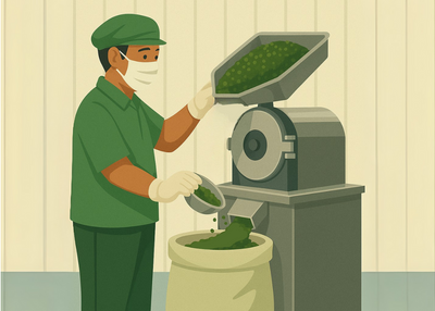 Moringa Grinding & Sieving