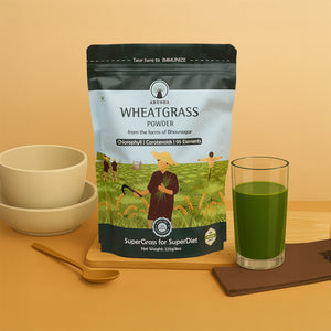 Wheatgrass powder consumption