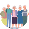 Illustration for senior citizens